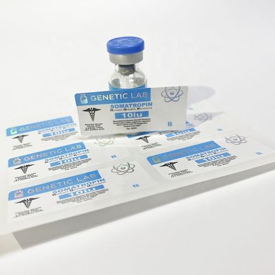 Cor Vial Labels esteroide de PMS, anti moeda falsa Vial Labels farmacêutico