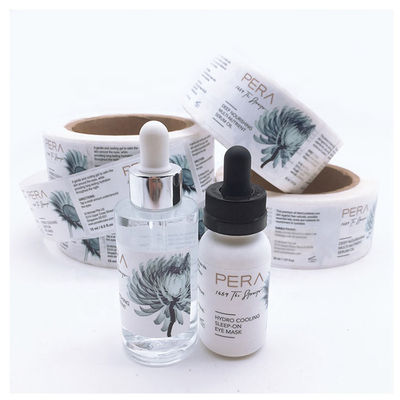 Produtos de vidro biodegradáveis do cuidado de Vial Labels Printable For Beauty da cor de Pantone