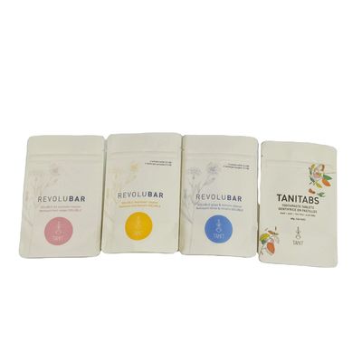 Saco da folha de alumínio do Ziplock do PE, saco de empacotamento biodegradável do produto comestível