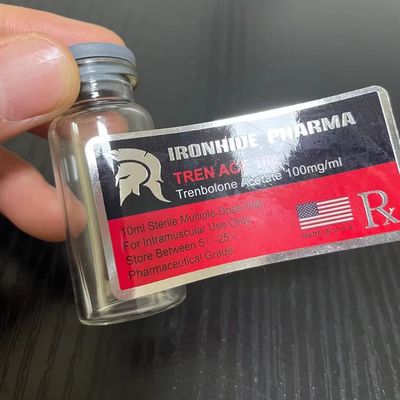 Vidro Vial Labels da cor do ISO PMS, etiquetas lustrosas das etiquetas da farmácia do revestimento