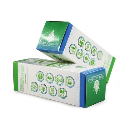 Cor biodegradável reciclada branca de Pantone da caixa de cartão 350gsm