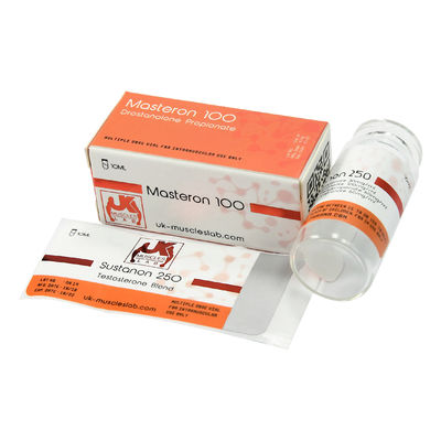 Gravado imprimindo 25mm 10ml largo Vial Labels For Steroid Sustanon 250