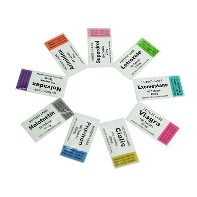 Holograma esparadrapo forte 10ml Vial Labels For Primobolan 100mg/Ml de 25x60mm