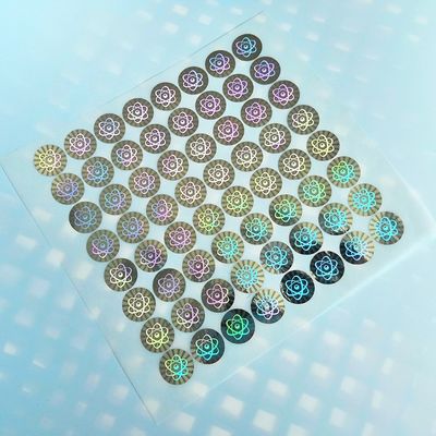CMYK que imprime a garrafa de Vial Label For 10ml do holograma do ouro de Oilproof