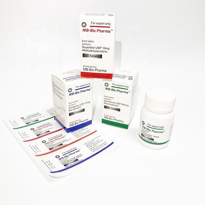 Anti etiquetas falsificadas da garrafa de comprimido, Matt Lamination Medication Label Stickers