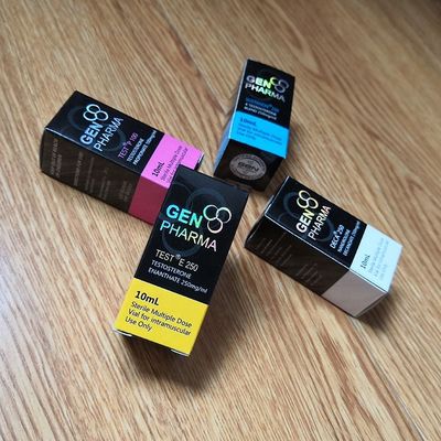 caixas 300g/M2 de empacotamento holográficas altas de 60mm para a garrafa 10ml