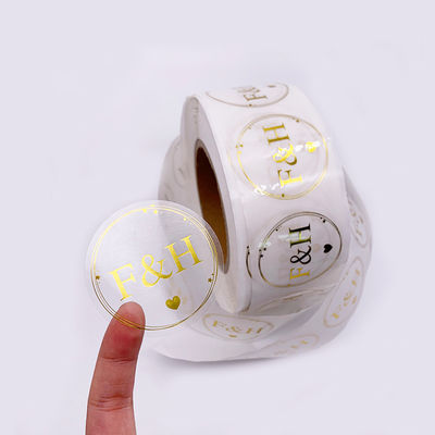 Anti Rose Gold Foil Stickers Strong esparadrapo gravado ultravioleta do ISO