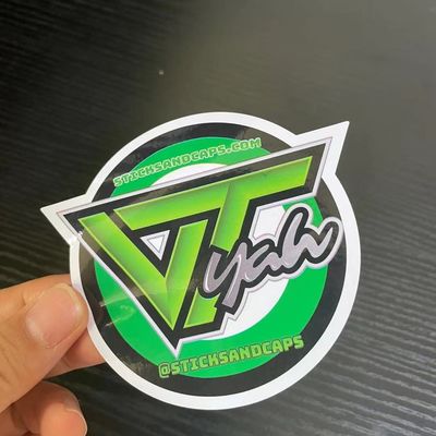 Congelação lustrosa adesiva forte da etiqueta do vinil do PVC da laminação resistente