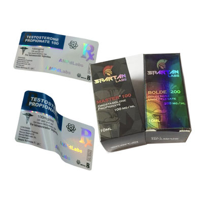 Revestimento UV de vidro de Vial Labels With Spot da farmácia descartável