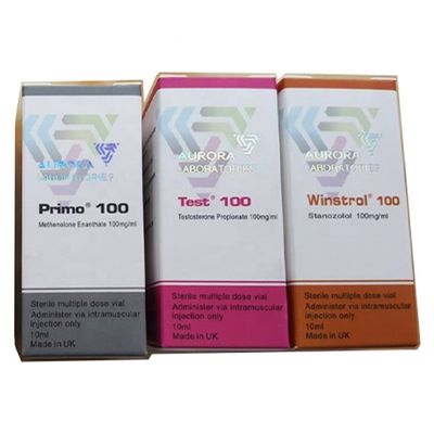 altura Vial Box Packaging de 6cm, caixas de empacotamento da garrafa dobrável