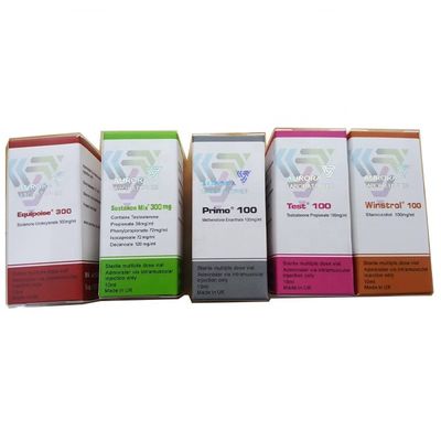 altura Vial Box Packaging de 6cm, caixas de empacotamento da garrafa dobrável
