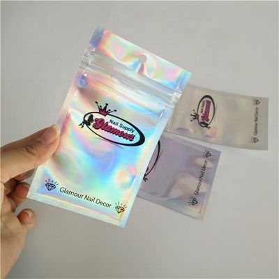Malote de carimbo quente da folha de alumínio do saco da folha de alumínio do Ziplock da cor de CMYK