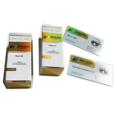 Revestimento UV 10ml Vial Boxes, caixas de empacotamento do cartão 300gsm branco