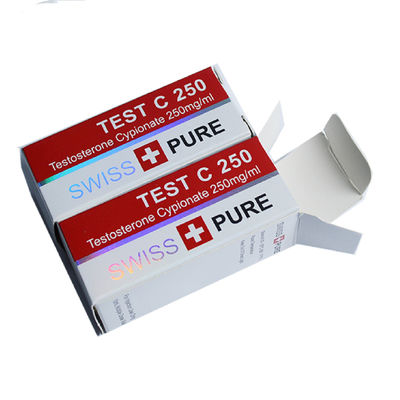 Revestimento UV 10ml Vial Boxes, caixas de empacotamento do cartão 300gsm branco
