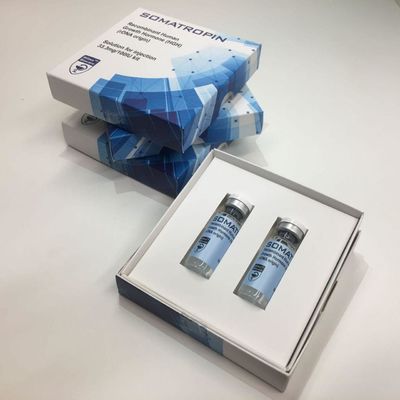 caixa do empacotamento farmacêutico da largura de 4cm, caixa de cartão 400gsm dobrável