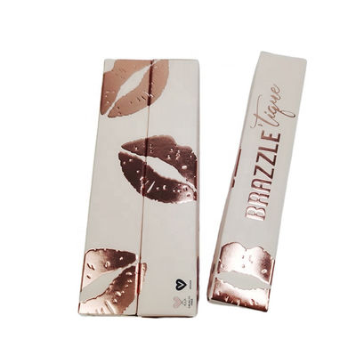 300g/M2 caixa de papel cosmética, Matt Lamination Lipstick Paper Box