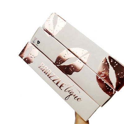300g/M2 caixa de papel cosmética, Matt Lamination Lipstick Paper Box