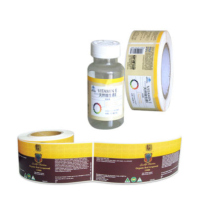 Etiquetas esteroides das etiquetas da farmácia da espessura de Vial Labels 0.06mm do ANIMAL DE ESTIMAÇÃO