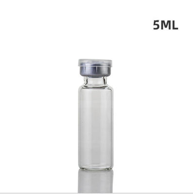 tubos de ensaio de vidro da medicina da altura de 49mm, anti 5ml frágil Amber Glass Bottles