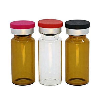 tubos de ensaio de vidro da medicina da altura de 49mm, anti 5ml frágil Amber Glass Bottles