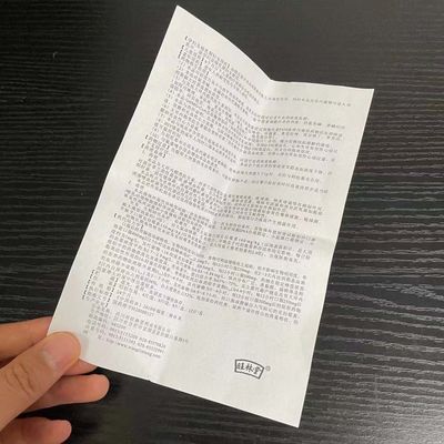 Impressão feita sob encomenda lateral dobro do folheto, papel do folheto de 80gsm A5