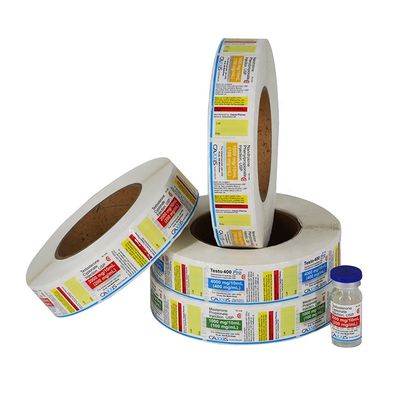 Óleo 10ml resistente Vial Labels, etiquetas largas da garrafa do vinil de 6cm