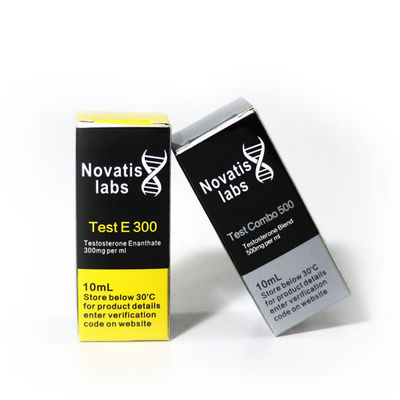 Holograma dobrável 300g 10ml de papel feito a mão Vial Boxes For Steroid