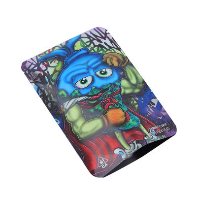 Suporte feito sob encomenda do empacotamento plástico da prova do cheiro acima do saco de Mylar para a erva daninha, comprimido que embala sacos Ziplock da folha de alumínio
