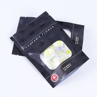 Malote Ziplock laminado holográfico UV, sacos reusáveis do holograma da folha de alumínio para tabuletas orais